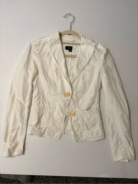 Kacey Montoya’s Closet | Mexx White Cropped Blazer